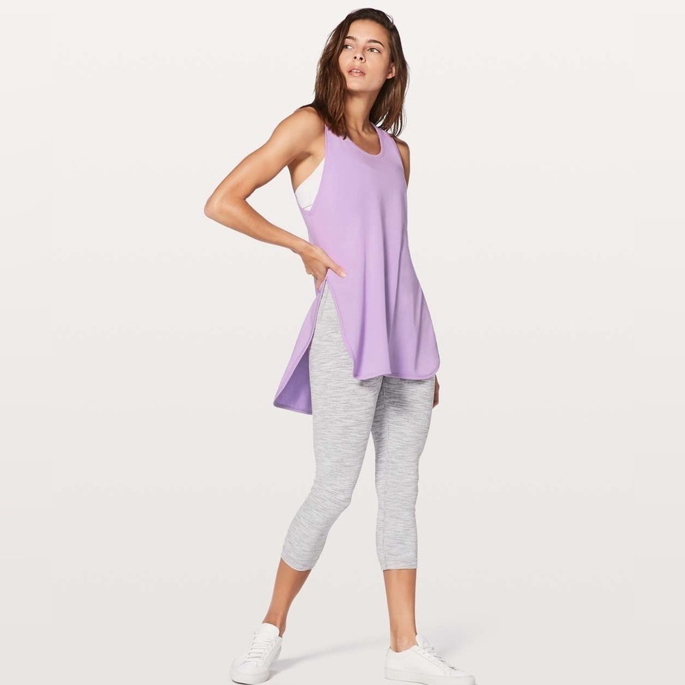 Lilac Sleeveless Tank Top - Picture 7 of 9